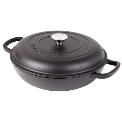 3.7-Quart Cast Iron Dutch Oven with Lid