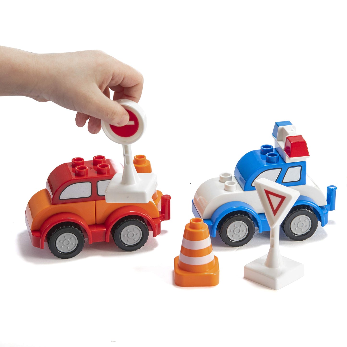 PREXTEX 60-Piece Building Blocks for Toddlers