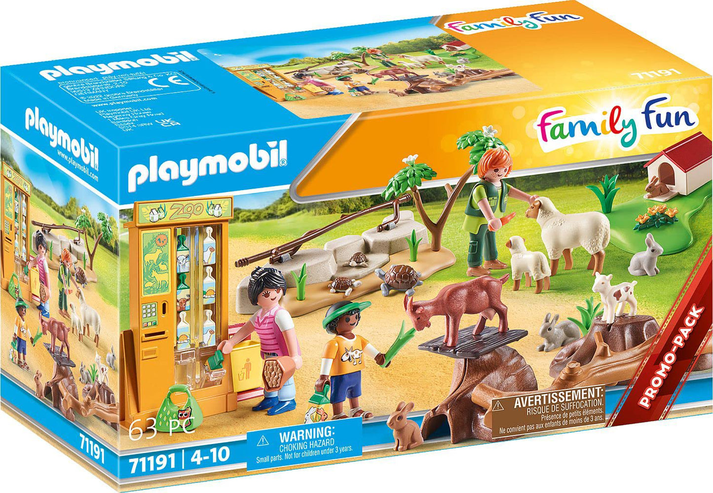 Playmobil Petting Zoo Animal Playset for Kids