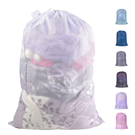 Large Laundry Bag with Drawstring Closure