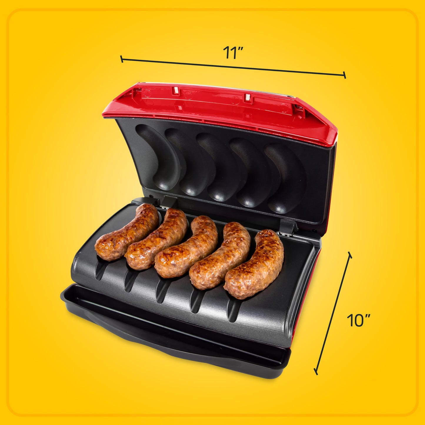 Electric Grill for Sausages and Hot Dogs