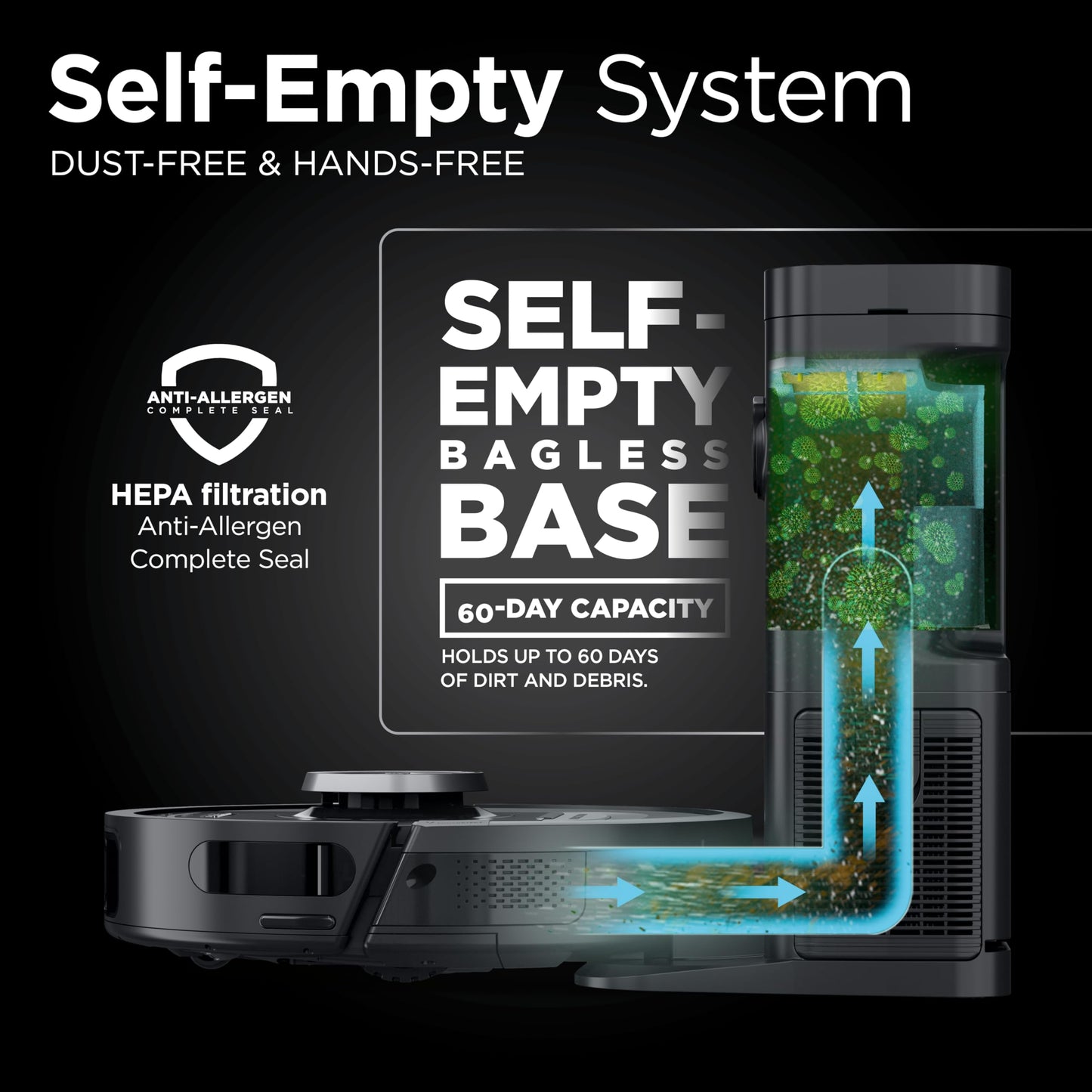 Shark Self-Empty Robot Vacuum with HEPA Filter