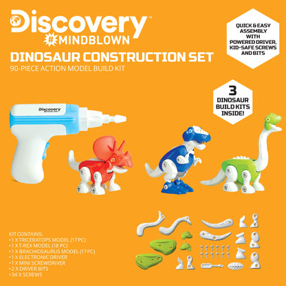 Discovery Kids Dinosaur Construction Set, 90 Pieces