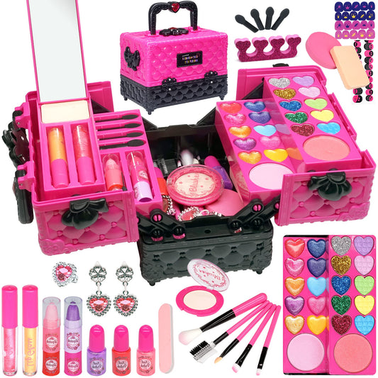 Kids Makeup Kit - 52 PCS Washable Fun