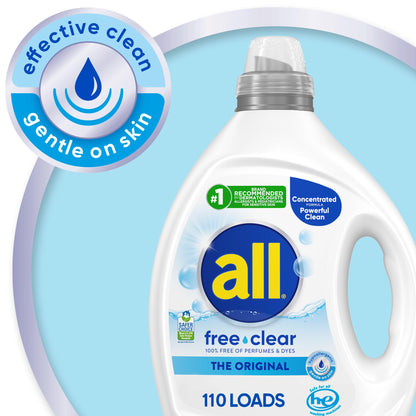 82.5oz all Free Clear Liquid Laundry Detergent