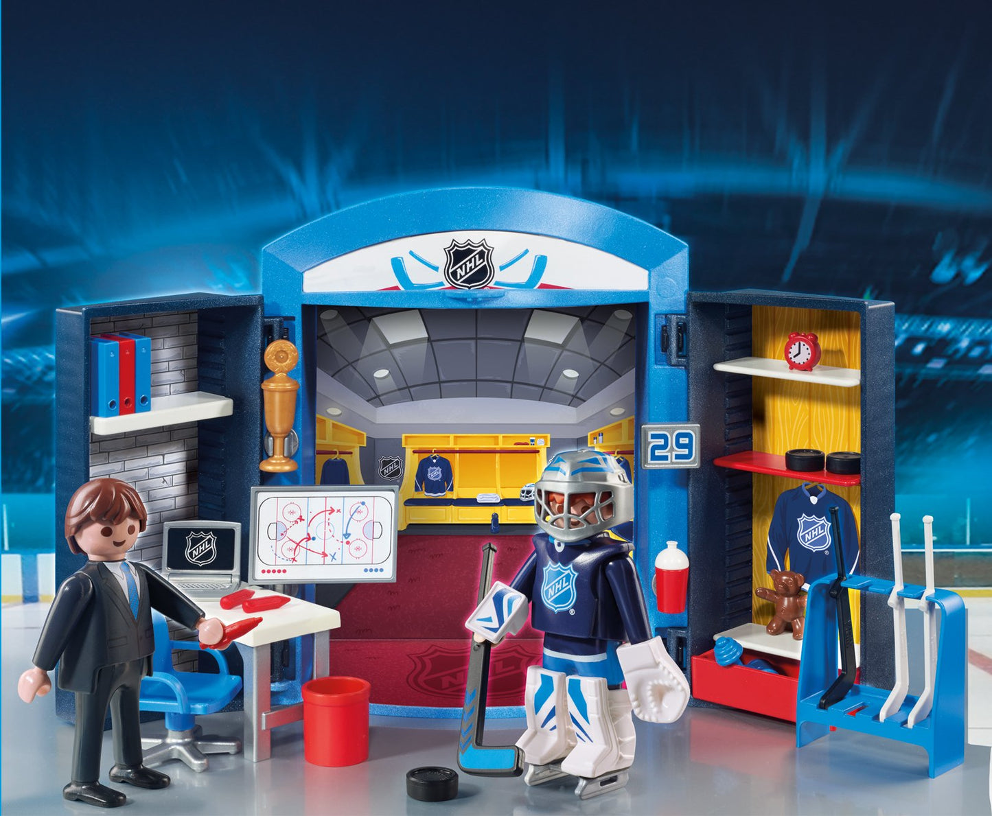 Playmobil NHL Locker Room Playset for Kids