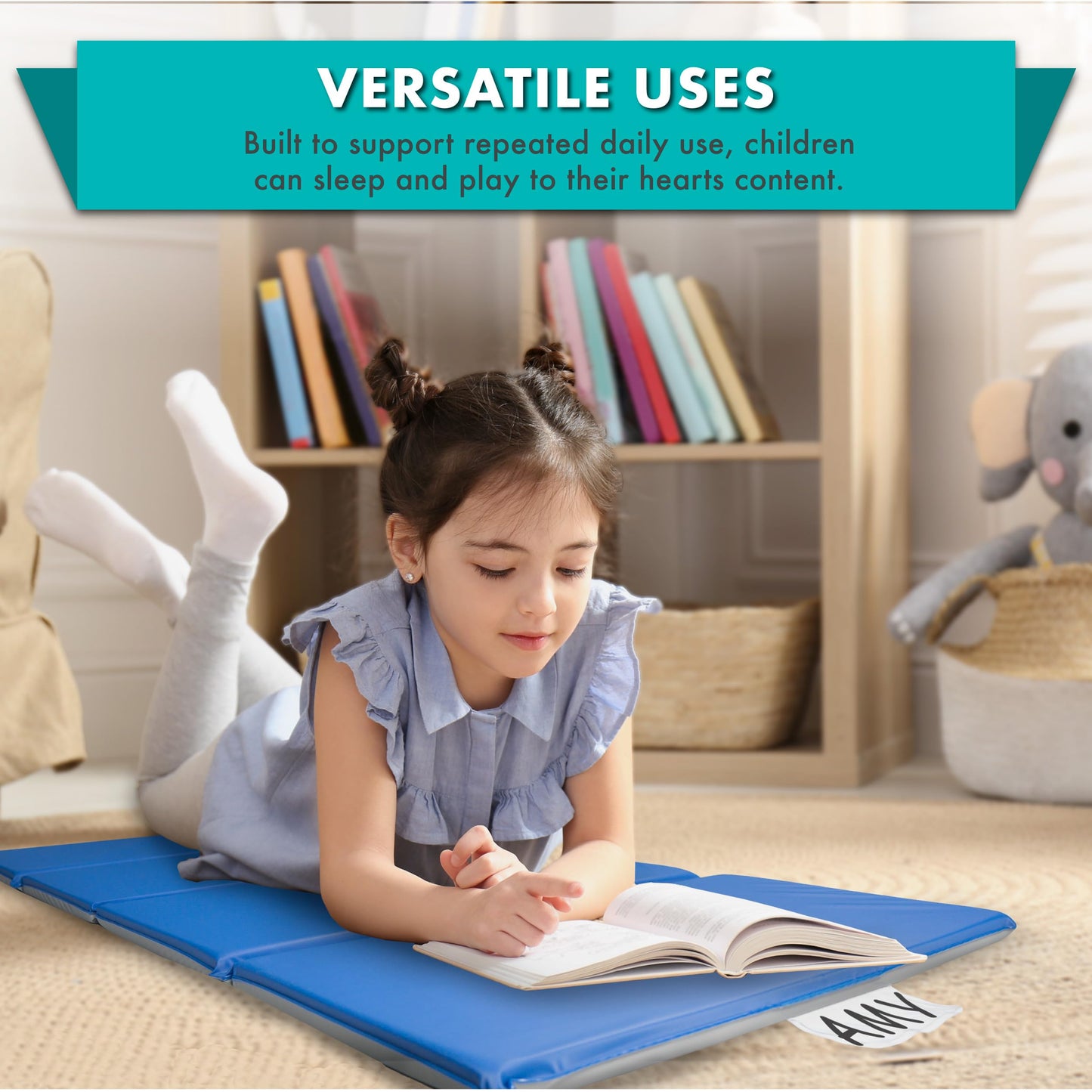 ProSource Kids Folding Rest Mat - 1-Inch Thick