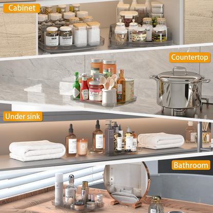 Lazy Susan Turntable Organizer for Refrigerator
