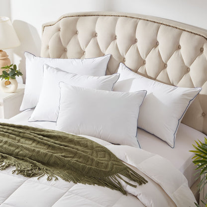 puredown Goose Down Medium Firm Pillows 2-Pack