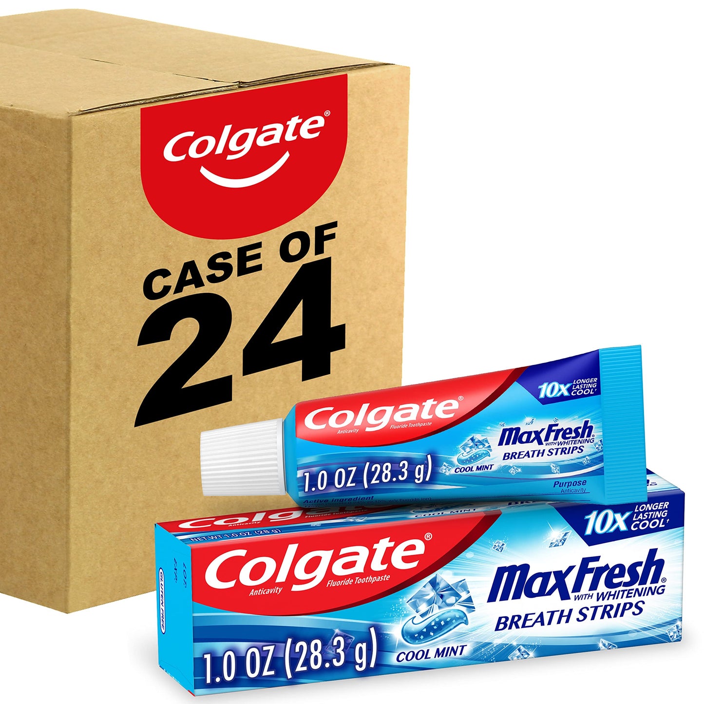 Colgate Max Fresh Travel Toothpaste - 24 Pack