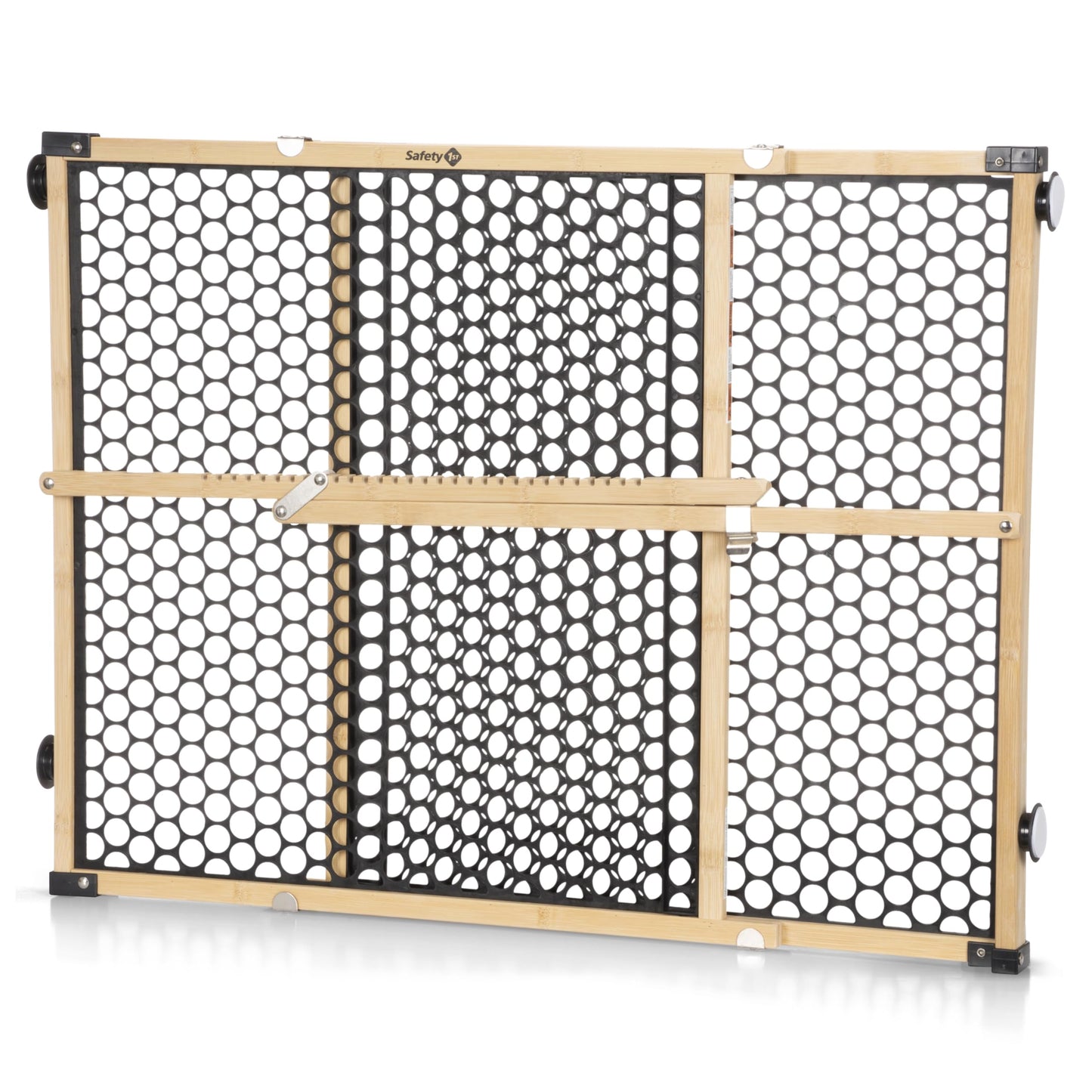 Safety 1st Eco-Friendly Nature Next Bamboo Gate, Bamboo and Black, Fits Spaces between 28" and 42" Wide