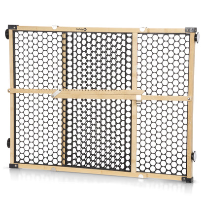 Safety 1st Eco-Friendly Nature Next Bamboo Gate, Bamboo and Black, Fits Spaces between 28" and 42" Wide