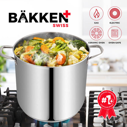 20-Quart Stainless Steel Stockpot by Bakken-Swiss