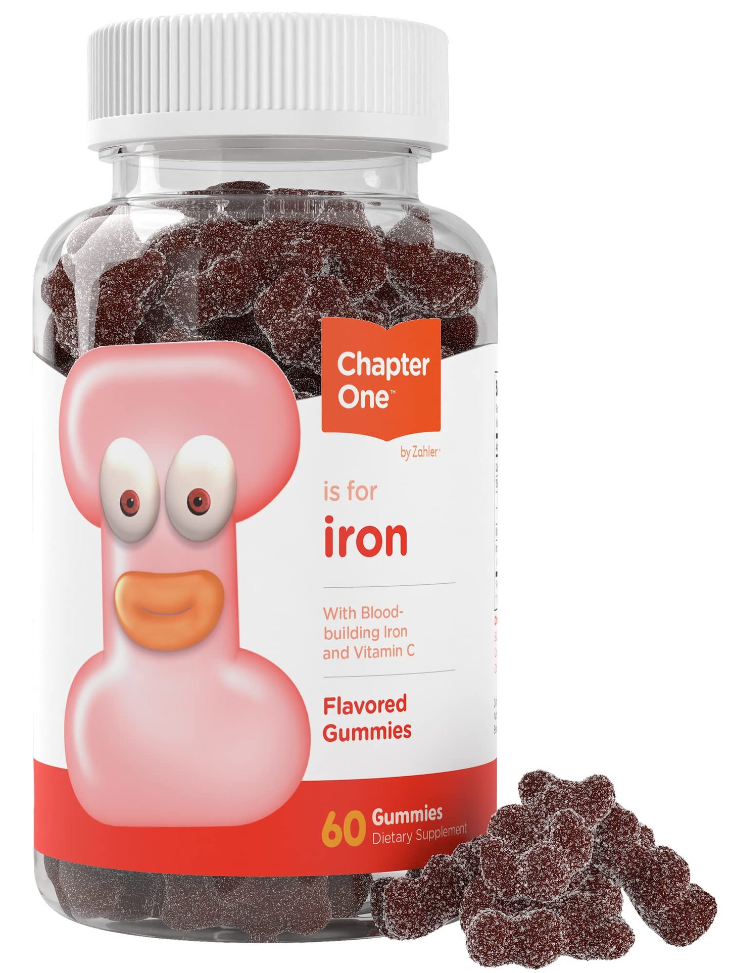 Zahler Iron Gummies with Vitamin C - 60 Count