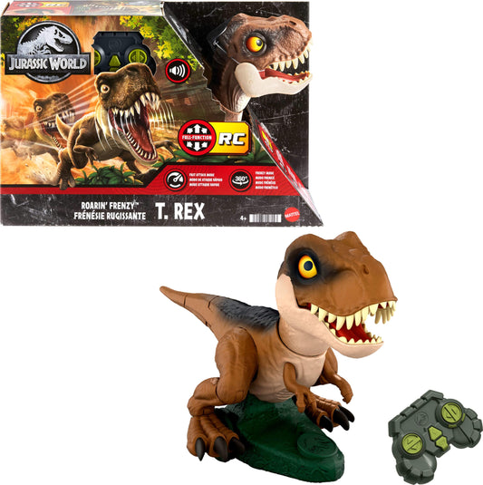 Mattel Jurassic World RC T-Rex Dinosaur Toy