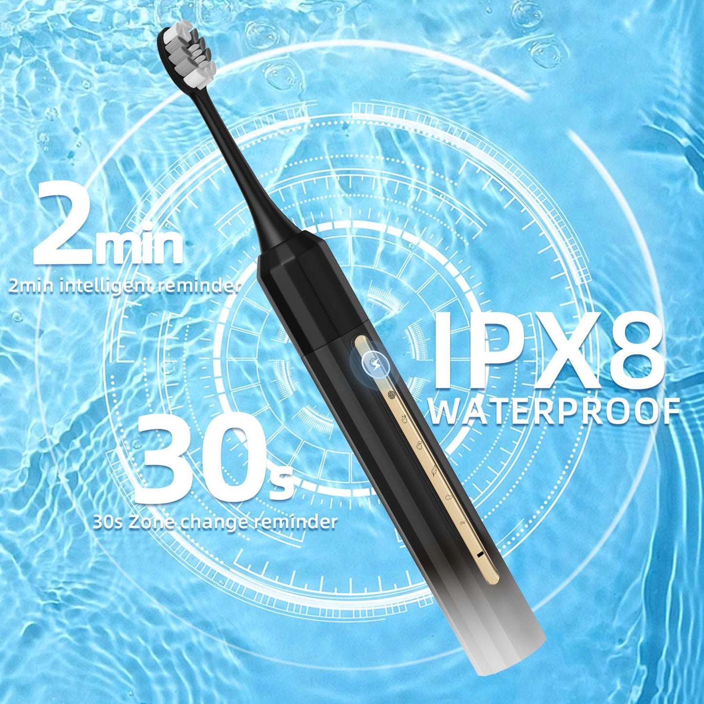 Fairir Sonic Electric Toothbrush with 10 Heads