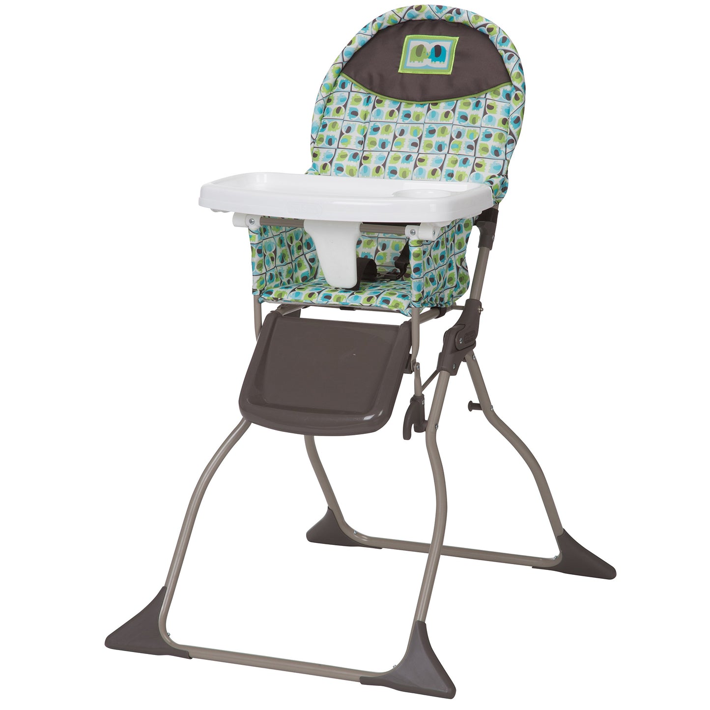 Cosco Simple Fold High Chair with 3-Position Tray (Elephant Squares)