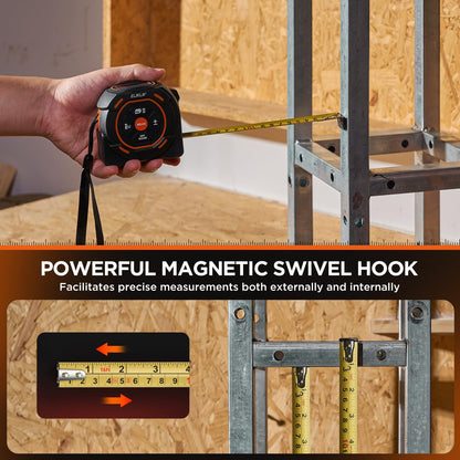 Laser Tape Measure 197Ft with Pythagorean Mode