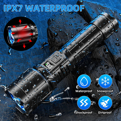 2000LM KNIBO Tactical Rechargeable Flashlight