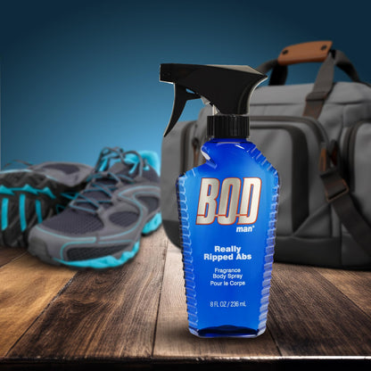 ADD 2 TO YOUR CART ❗ BOD man Fragrance Body Spray, Really Ripped Abs, 8 Fl Oz (Pack of 1) , Color: clear