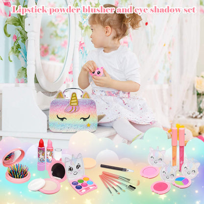 Kids Makeup Kit for Girls - Washable Set