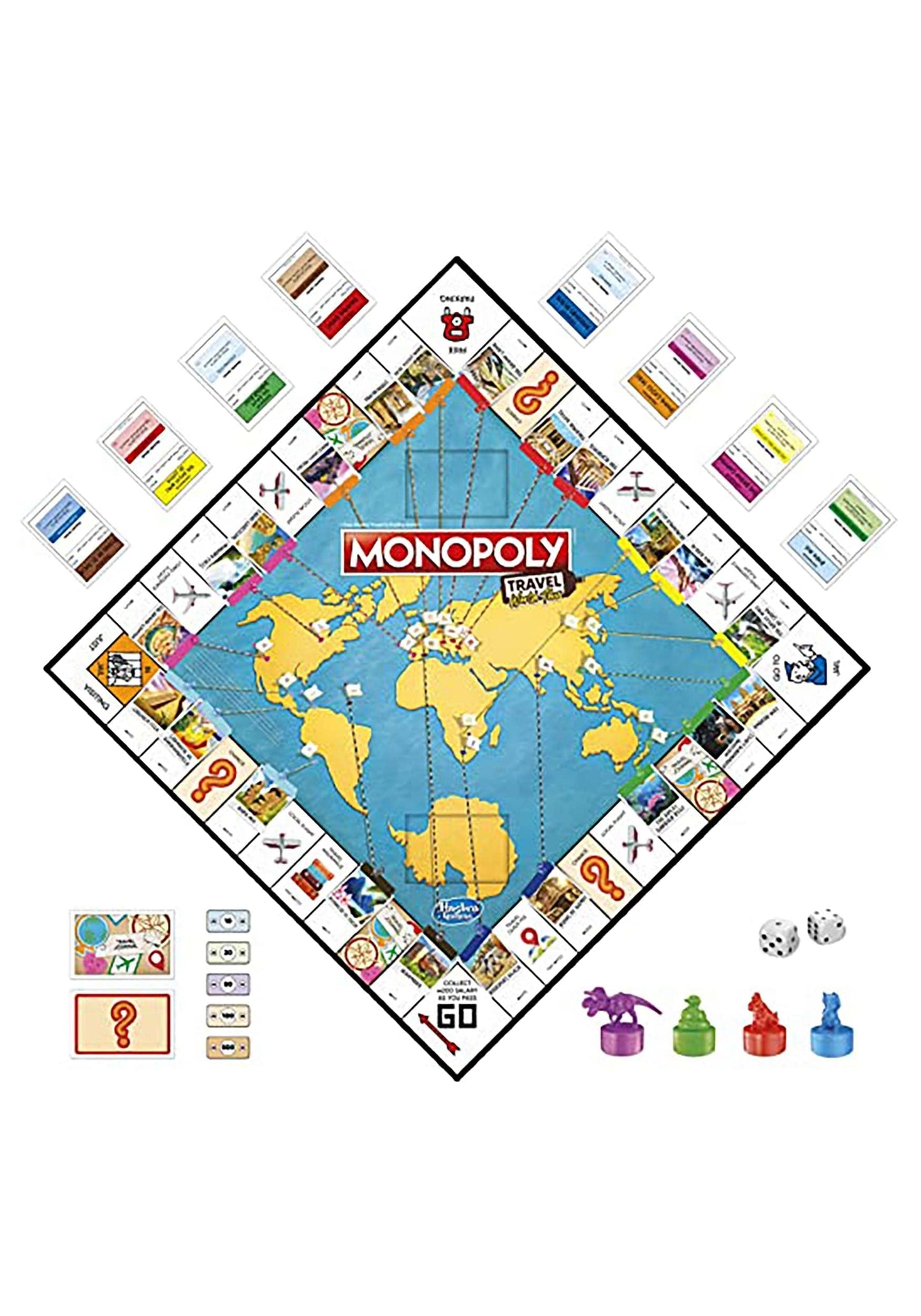 Hasbro Gaming Monopoly World Tour Board Game