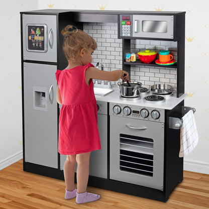 Lil' Jumbl Kids Wooden Play Kitchen Set