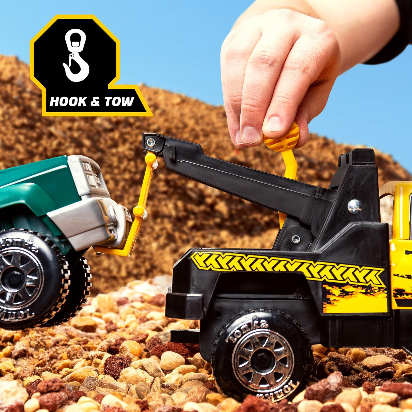 Tonka Steel Tow Truck Toy for Kids 3+