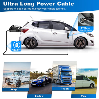 Portable Car Vacuum Cleaner with 7000PA Suction
