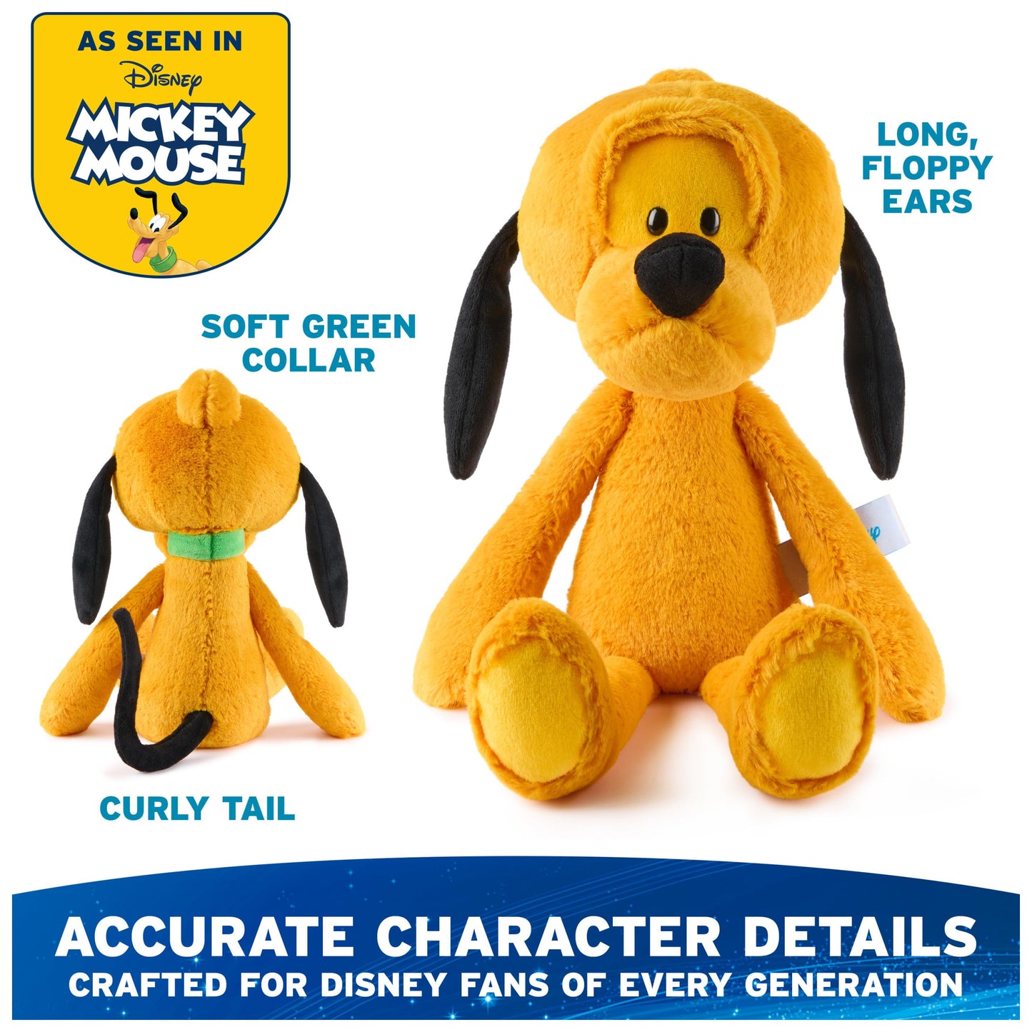 GUND Plush Disney Pluto Dog Stuffed Animal