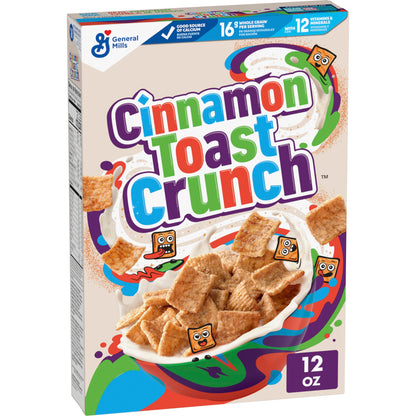 Cinnamon Toast Crunch Breakfast Cereal, 12 OZ