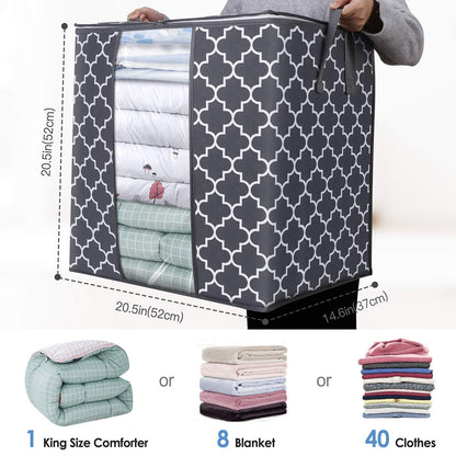 WISELIFE Large Storage Bags for Blankets and Clothes