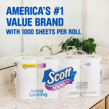 Scott Trusted Clean Toilet Paper, 32 Rolls