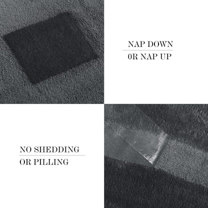 NICETOWN Grey Fleece Twin Blanket - Lightweight Plush