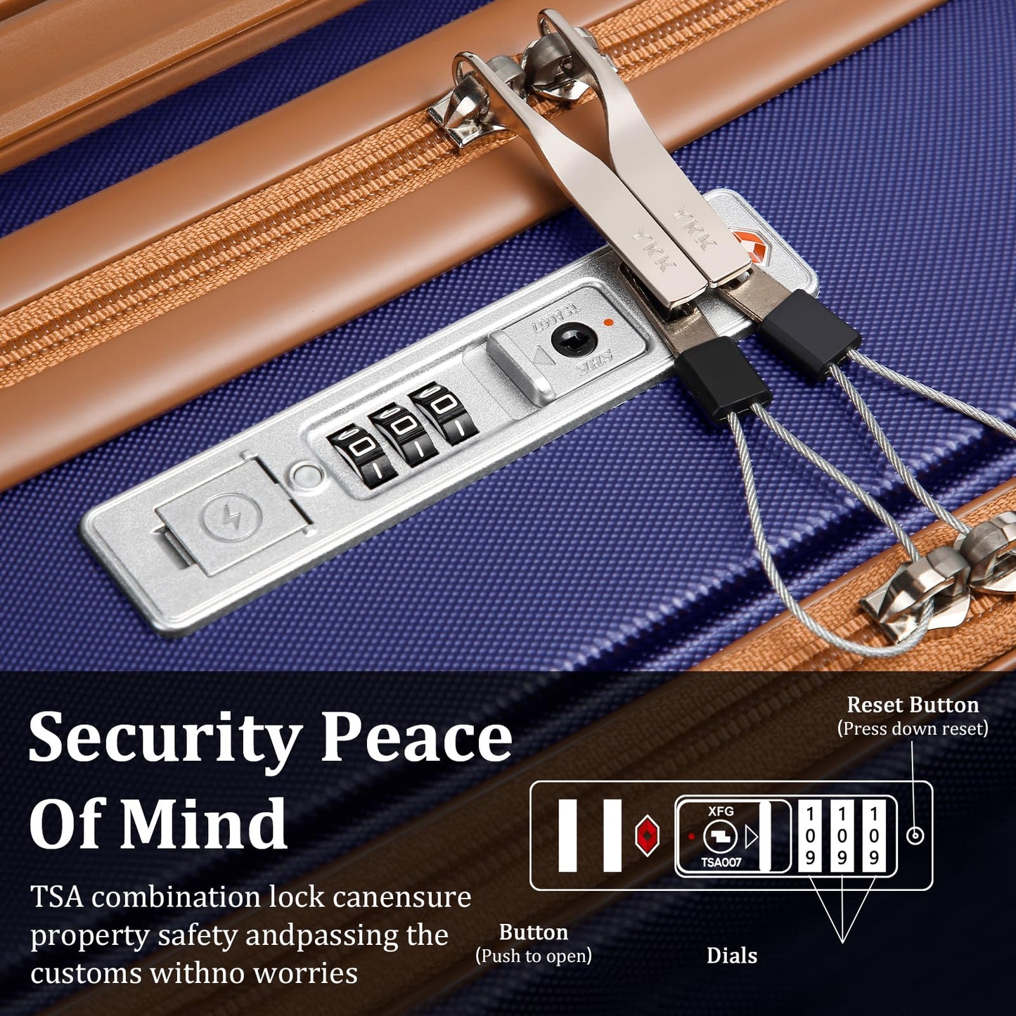 imiomo 20 Inch Hard Shell Carry On Luggage