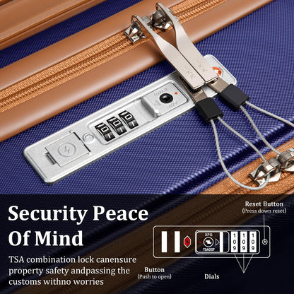 imiomo 20 Inch Hard Shell Carry On Luggage