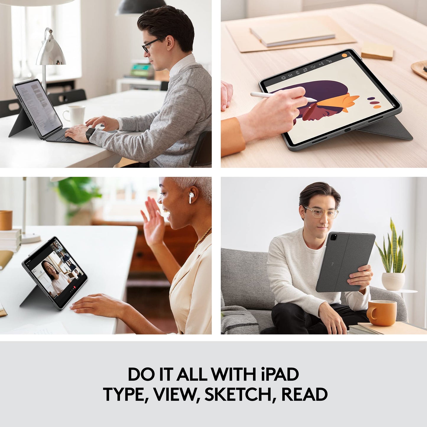 Logitech iPad Pro Keyboard Case with Trackpad