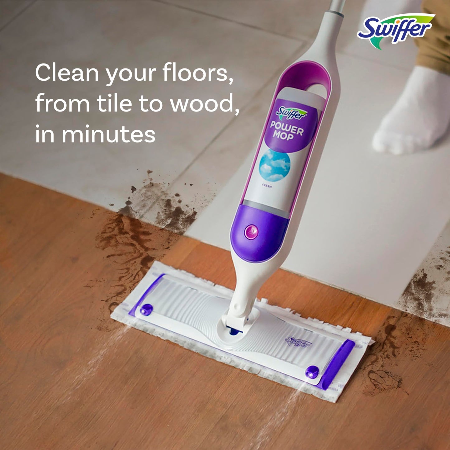 Swiffer PowerMop Multi-Surface Cleaning Kit