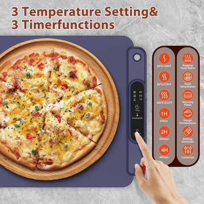 Food Warming Mat with 3 Temperature Settings
