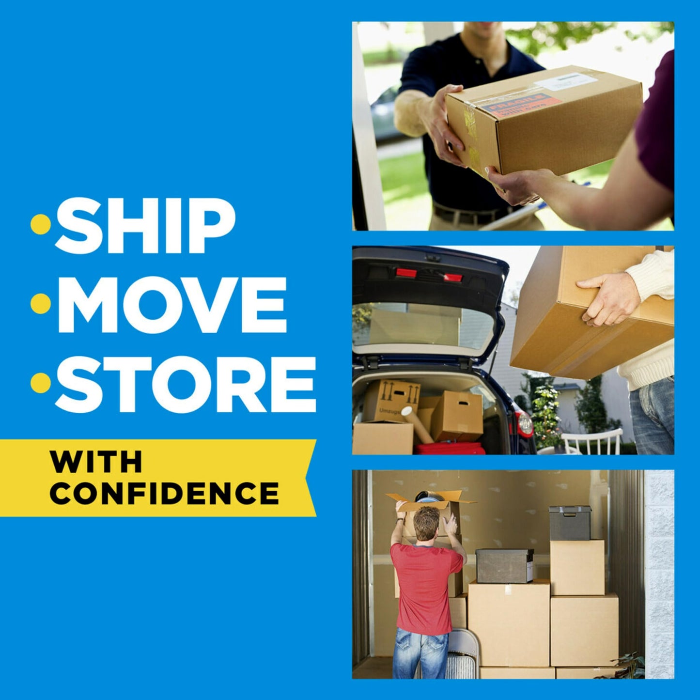Scotch Heavy Duty Shipping Packing Tape Rolls
