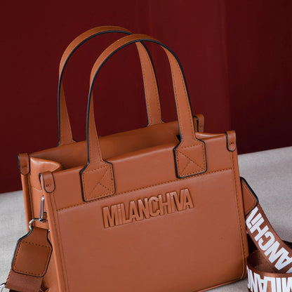 Milan Chiva Small Tote Handbag with Adjustable Strap