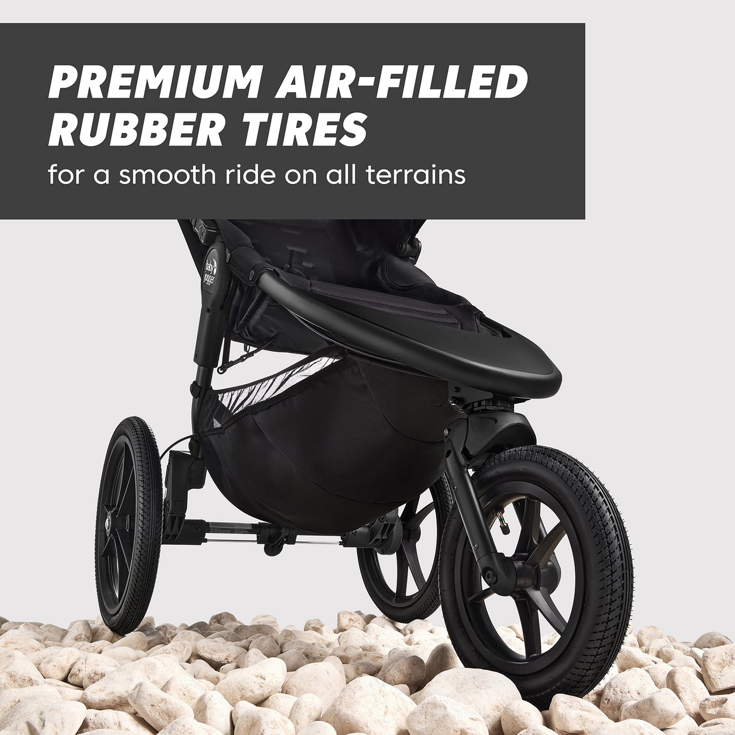 Baby Jogger® Summit™ X3 Jogging Stroller, Midnight Black