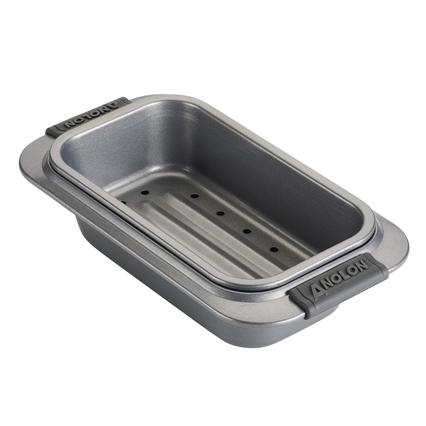 Anolon Nonstick Bakeware Meatloaf Pan Set, 2 Piece