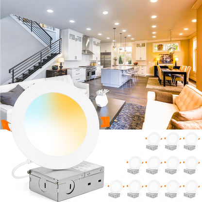 AUDERWIN 4 Inch Dimmable LED Recessed Lights