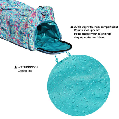 Water Resistant Duffel Bag for Gym Travel