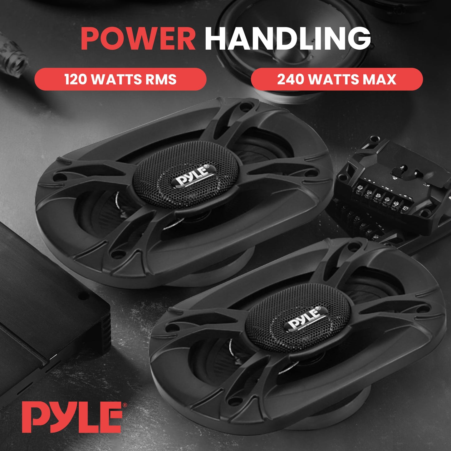 Pyle 300W 4" x 6" Car Speakers (Pair)