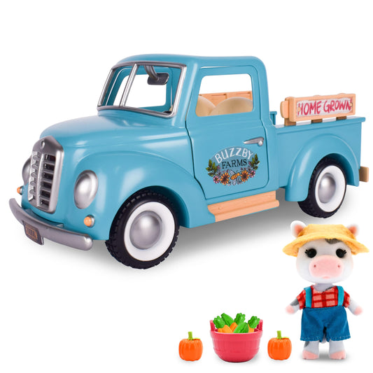 Honey Bee Acres Farm Truck with Doll Figure Set