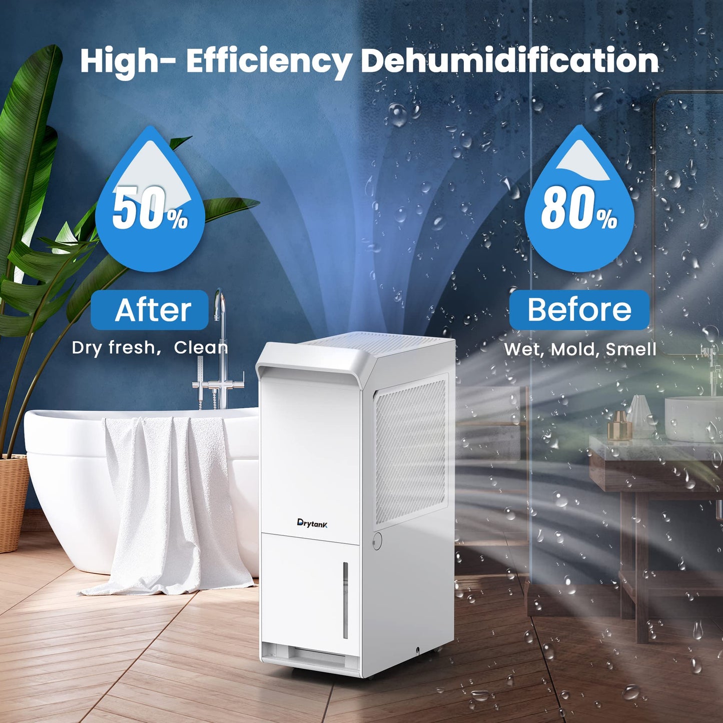 Vellgoo 36 Pint Energy Star Dehumidifier