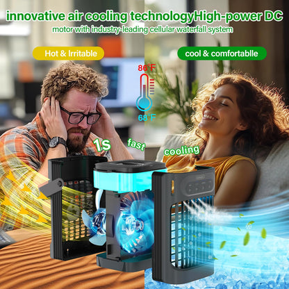 LEAEYFE Portable Air Conditioner with 800ml Tank