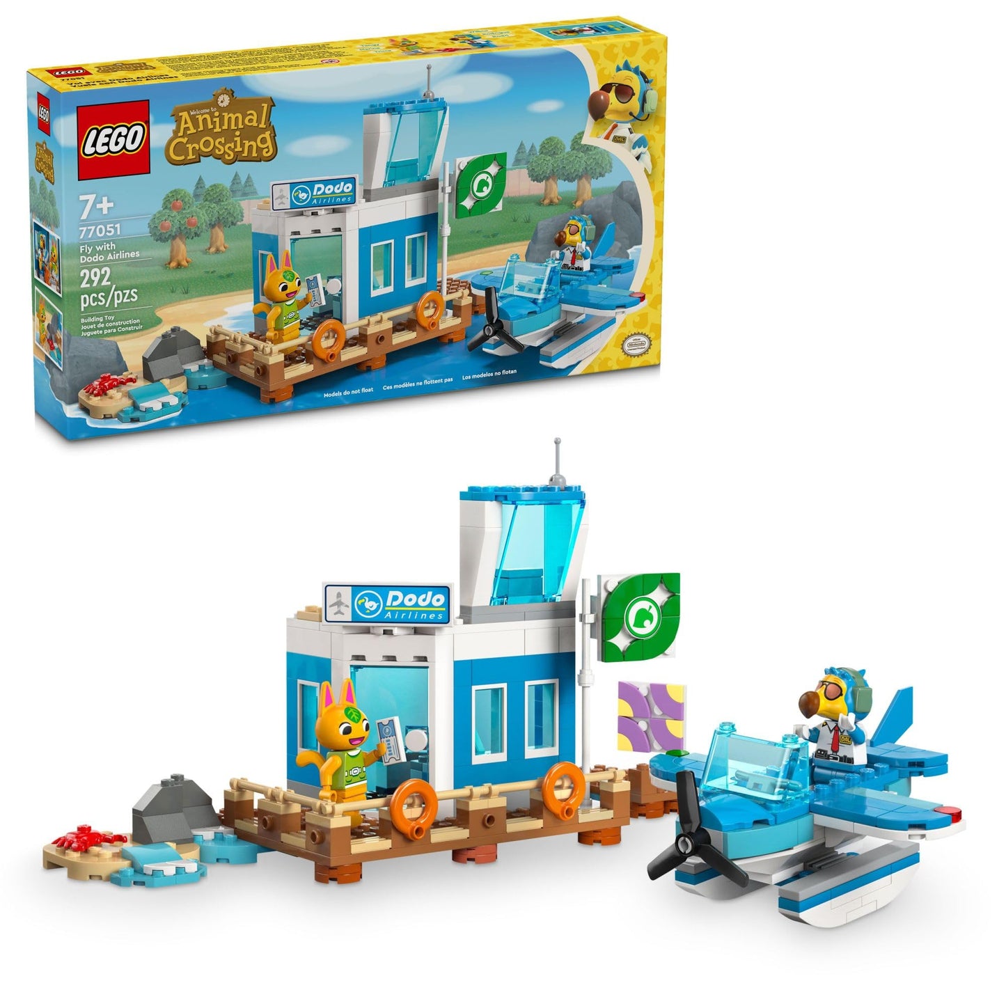 LEGO Animal Crossing Dodo Airlines Airport Playset